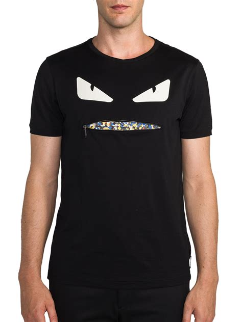 fendi monster t shirt mens|fendi oversized t shirt.